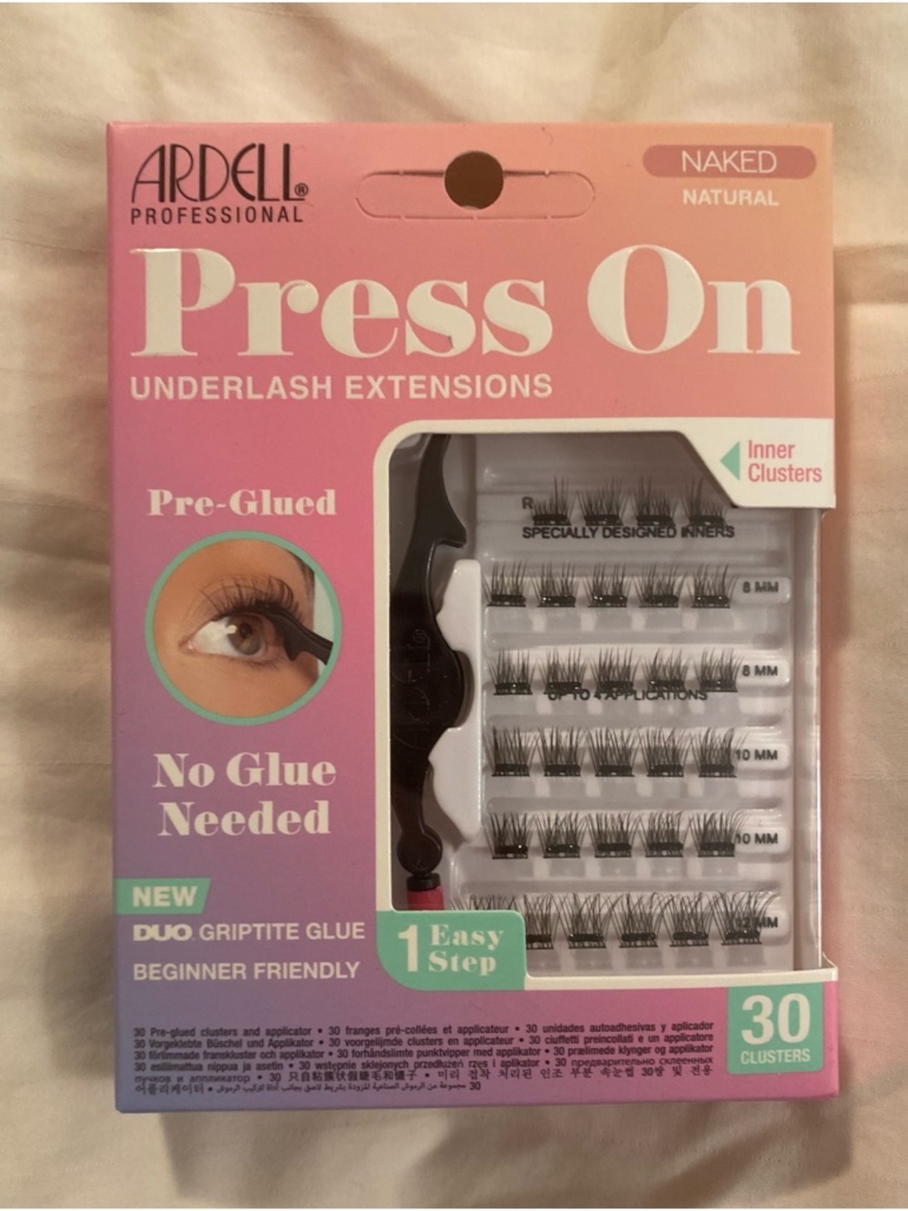 Ardell Press On Underlash Extensions Naked Natural 30 Clusters